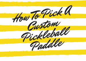 custom picklabll paddle logo